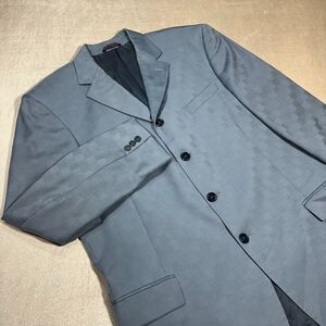 VTG Earvin Magic Johnson Blazer Mens 44L Blue Super 120s Wool Sport Jacket